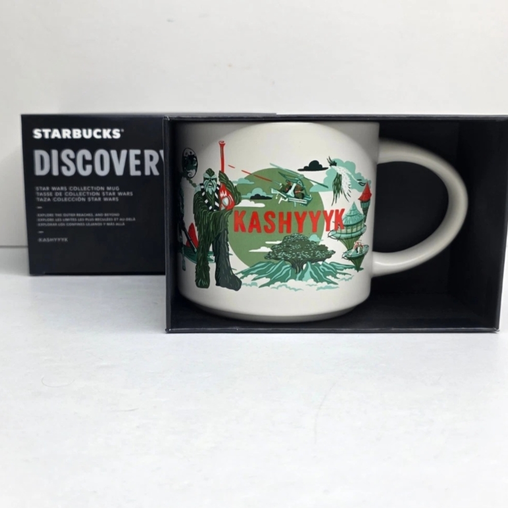 Starbucks Kashyyyk Mug - Green and White